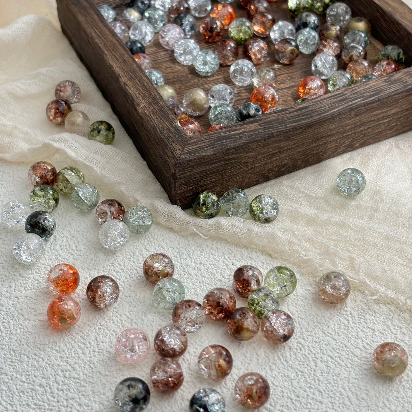 Glass Beads Lucky Bags for DIY -【TikTok Live Reveal】