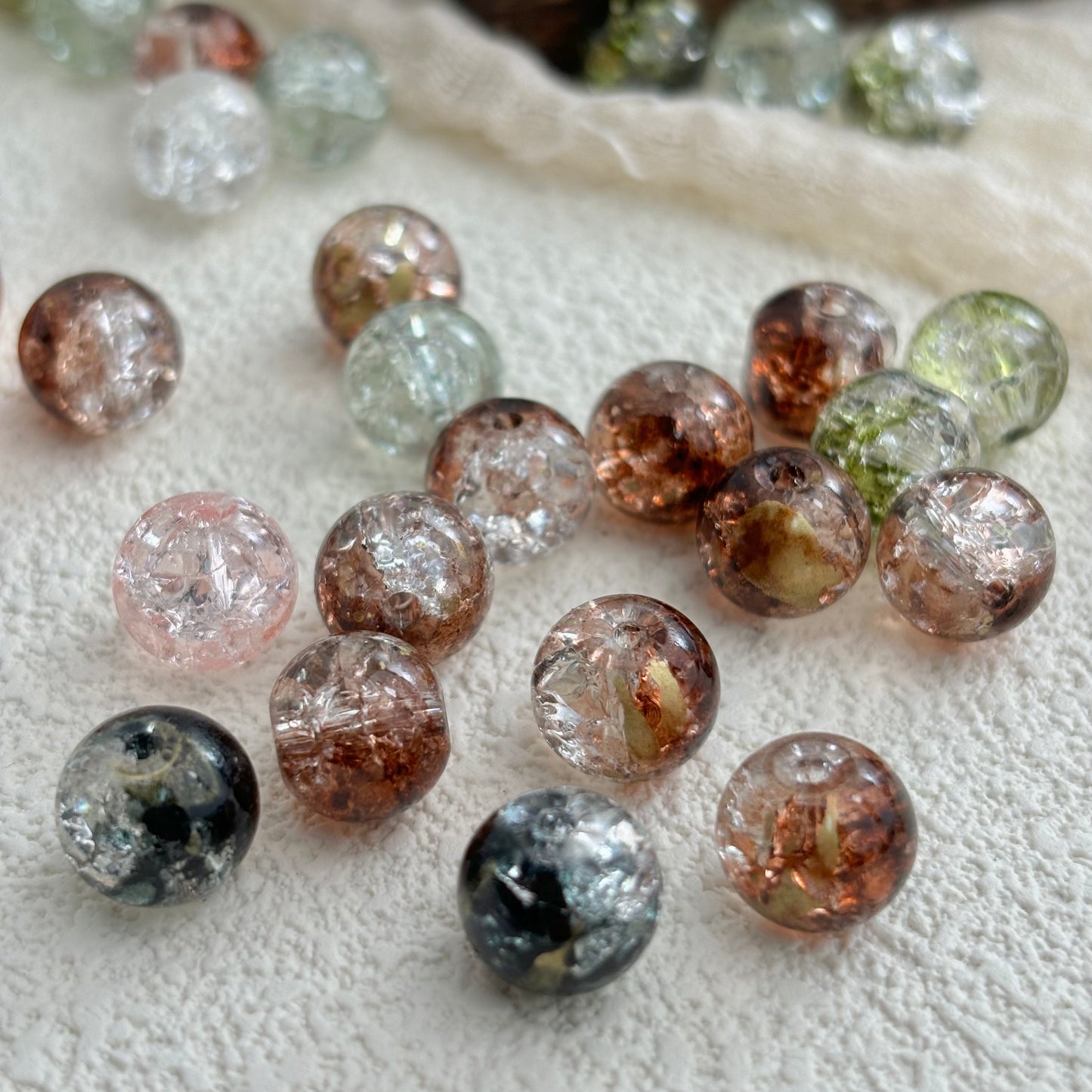 Glass Beads Lucky Bags for DIY -【TikTok Live Reveal】