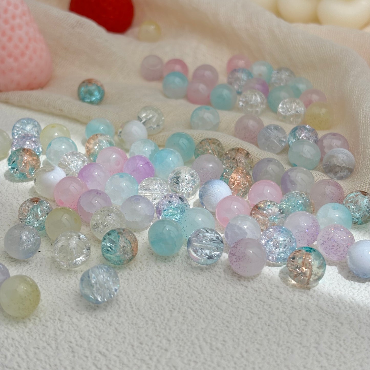 Glass Beads Lucky Bags for DIY -【TikTok Live Reveal】