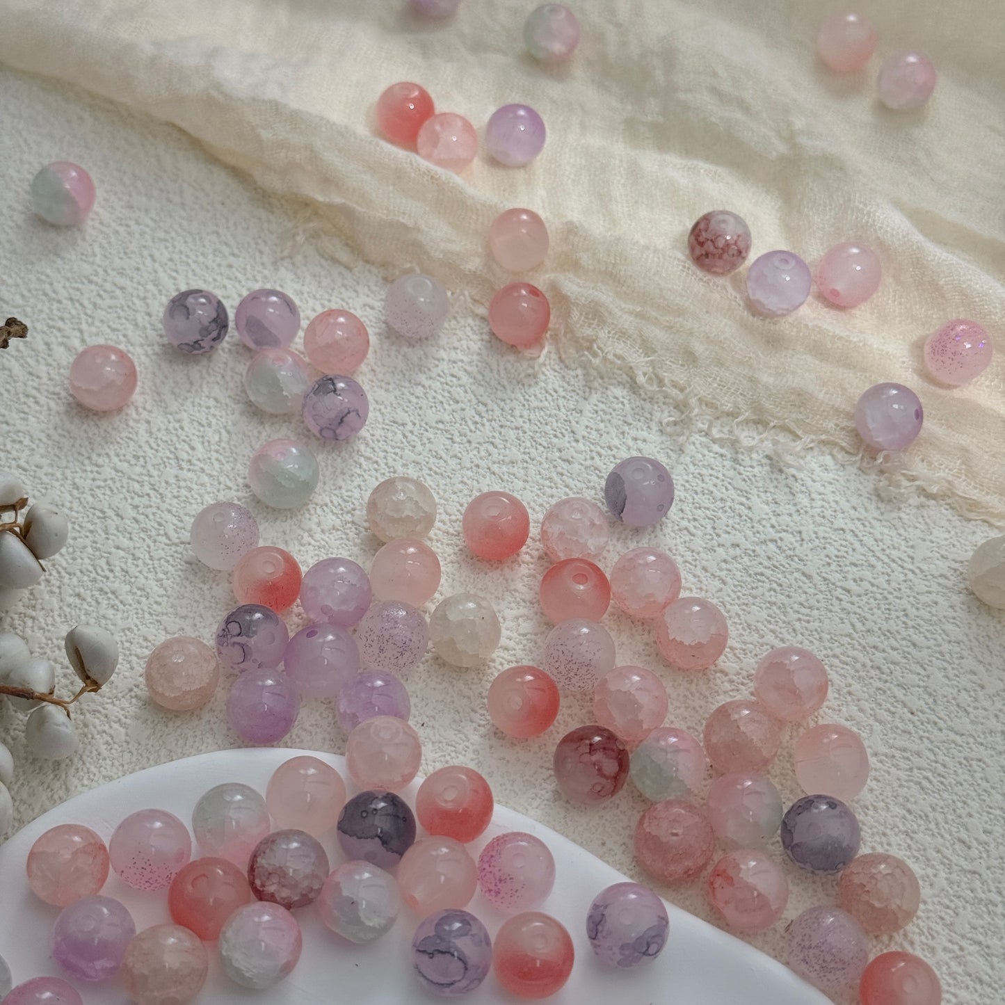 Glass Beads Lucky Bags for DIY -【TikTok Live Reveal】