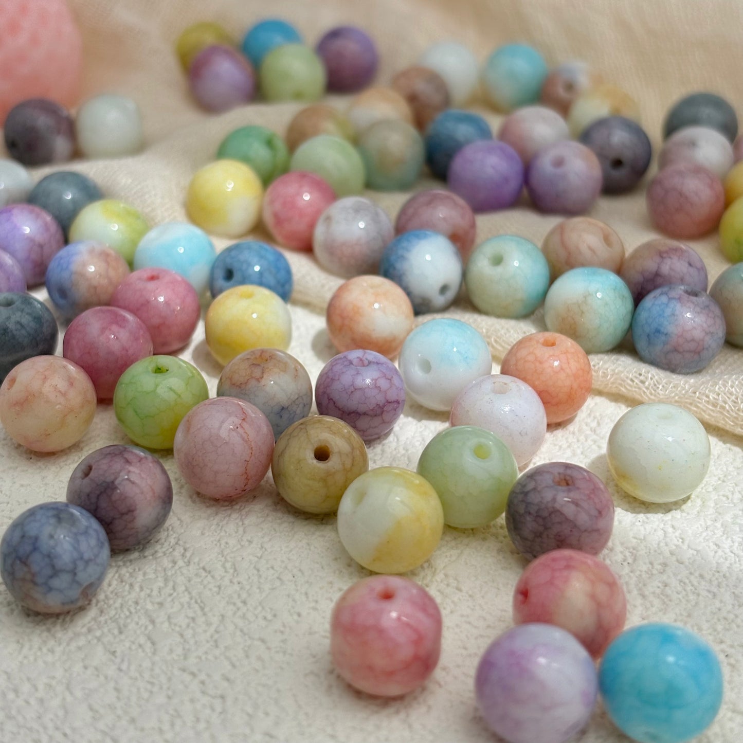 Glass Beads Lucky Bags for DIY -【TikTok Live Reveal】