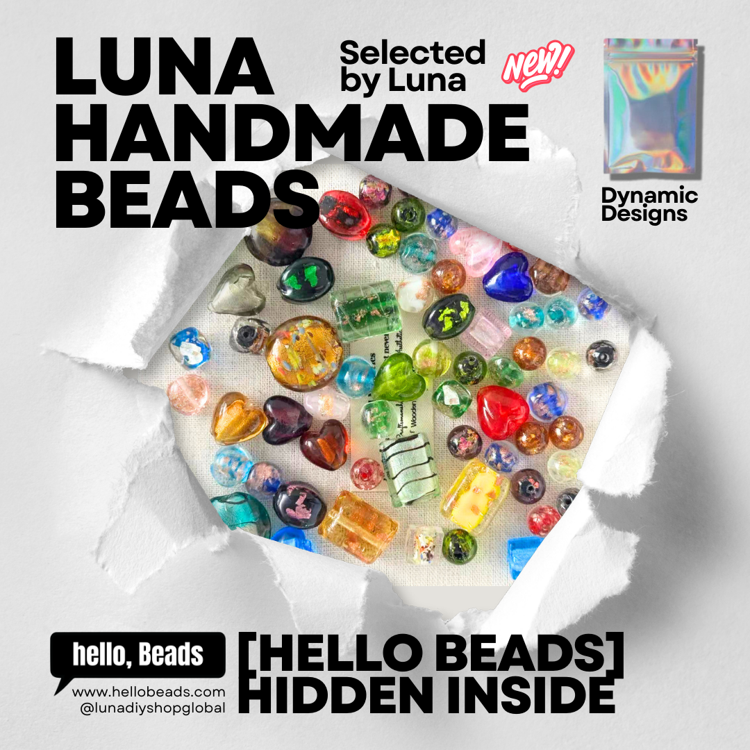 Luna Handmade Beads (with real gold and glow in the dark) - [TikTok Live Reveal]